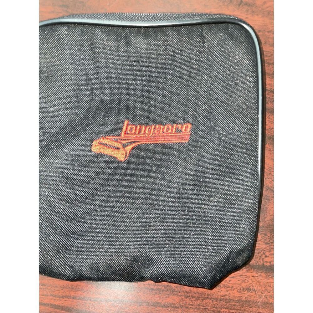 Longacre Racing Black Small Zipper Bag